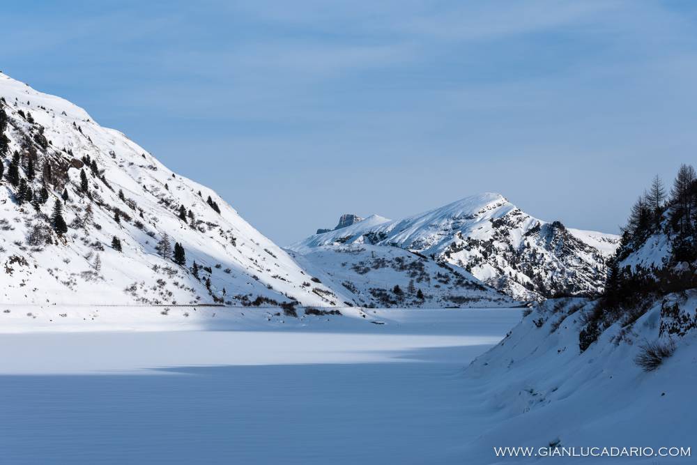 Panorama dal passo Fedaia in inverno - foto 0 - Gianluca Dario Photography