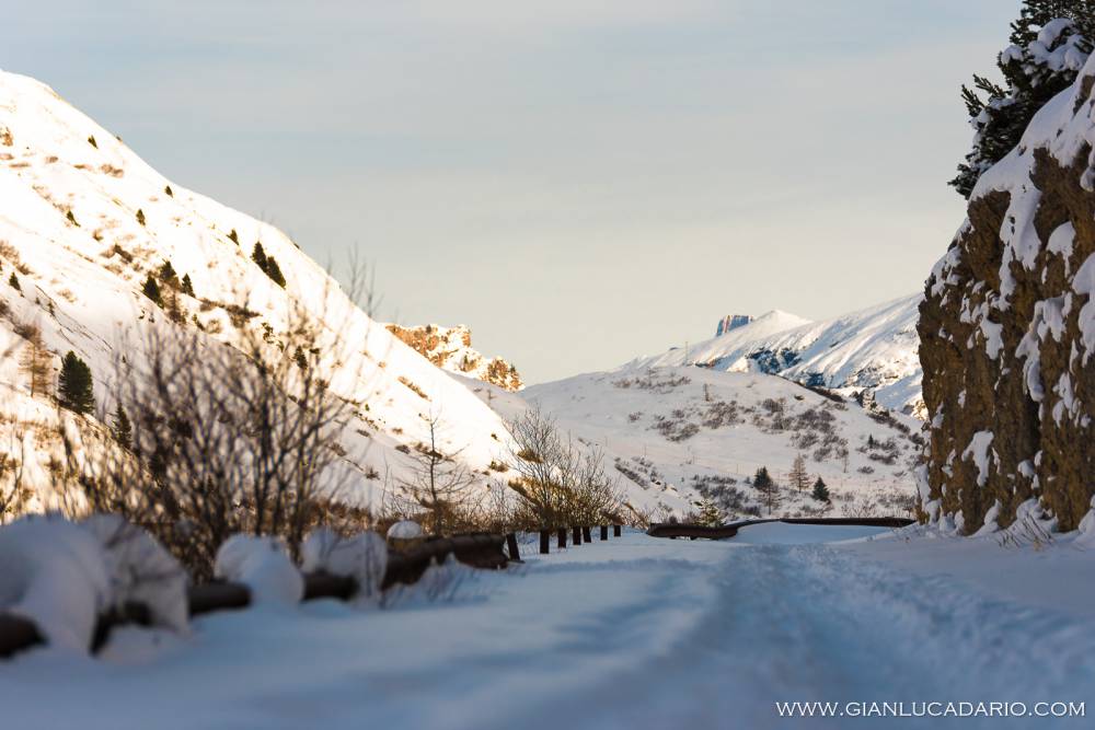 Panorama dal passo Fedaia in inverno - foto 3 - Gianluca Dario Photography